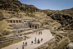 Ancient Inca ruins - Tambomachay near Cusco, Peru